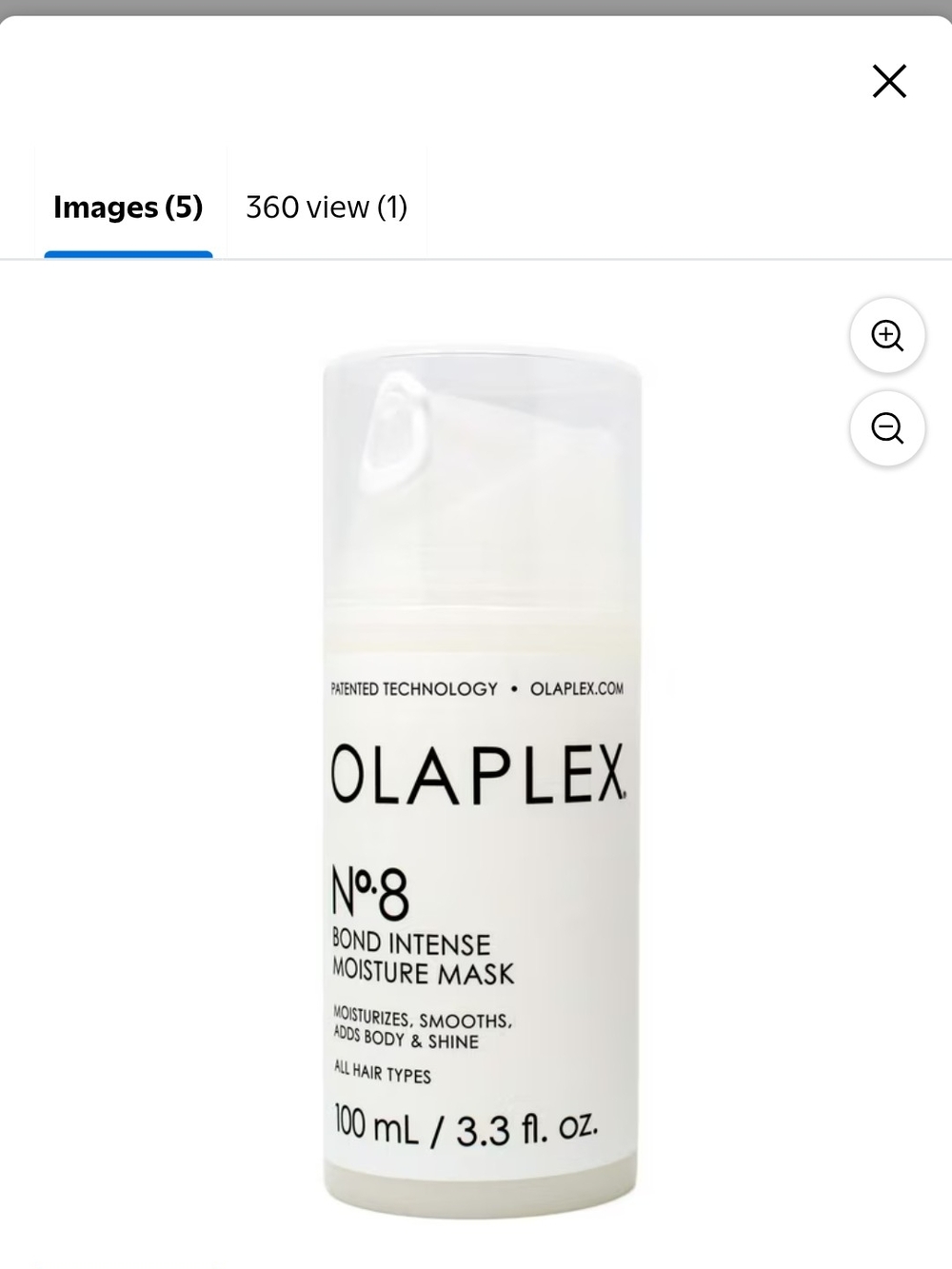 OLAPLEX No.8 Bond Intense Moisture Mask - White